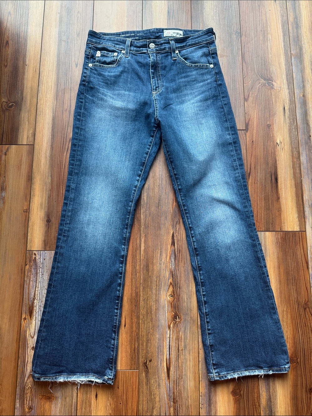AG Adriano Goldschmied Farrah Boot Crop Jeans Women’s Size 28 - Picture 2 of 8
